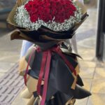 دسته گل رز 50 تایی