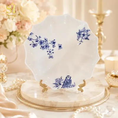 پیش دست طرح پرنده آبی