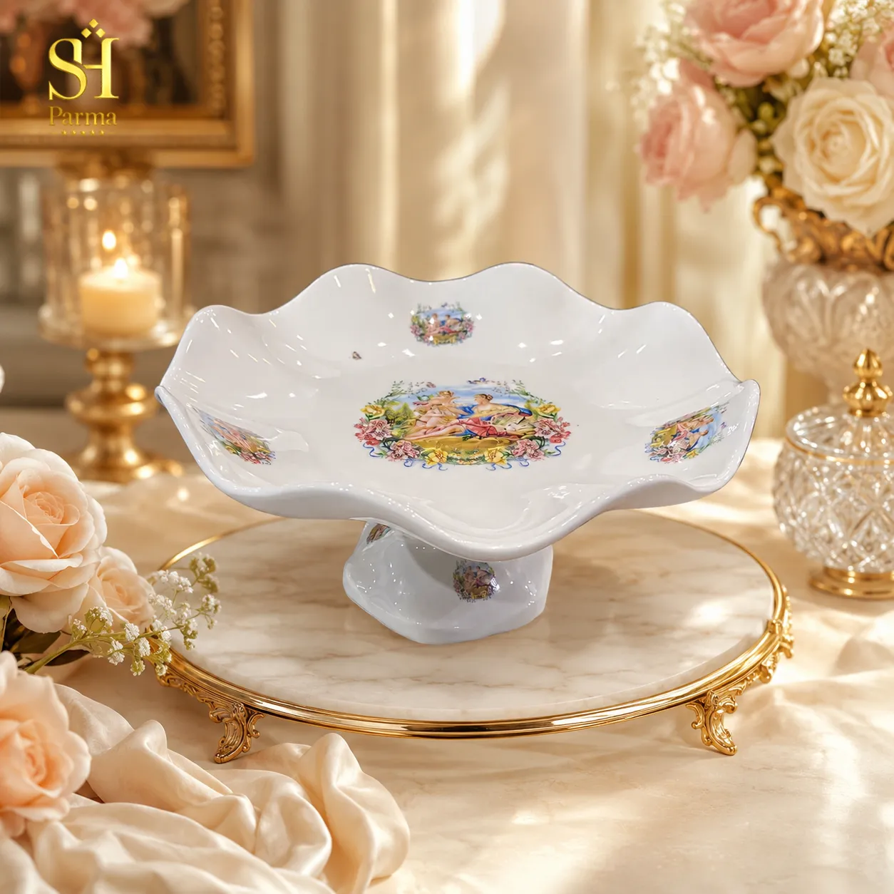 شیرینی خوری آرتور لیلی و مجنون پایه دار - 1322