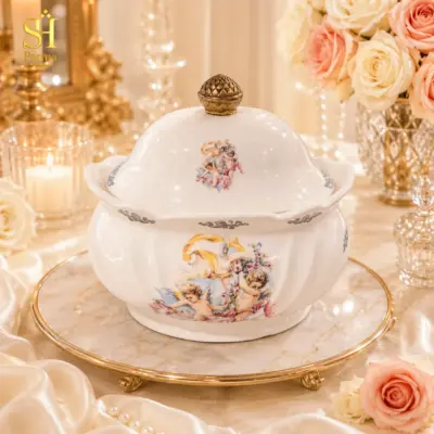 شکلات خوری درب دار طرح فرشته