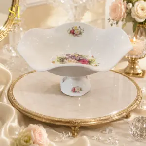 میوه خوری کشکول سولو دسته دار گل - 8810